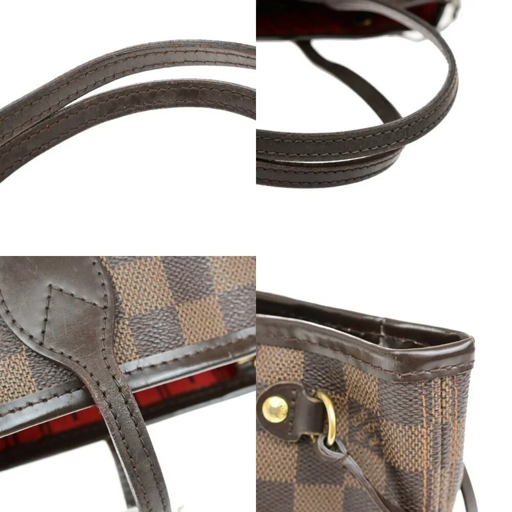 LOUIS VUITTON Neverfull PM Shoulder Tote Bag Damier Leather Brown N51109 16YH005 - Picture 8 of 16